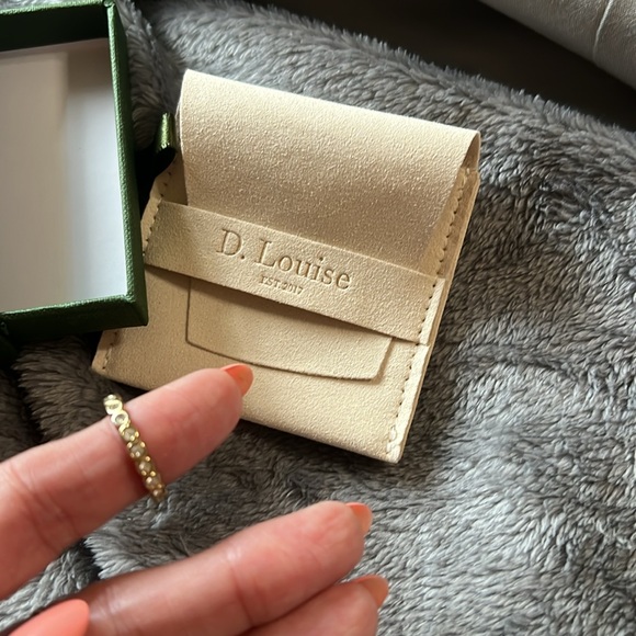 Bezel Tennis Ring - size 7 - Picture 2 of 3